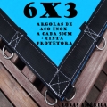 Lona Poly-Lona de Polyethileno 6x3 Azul + Argolas INOX Lona Poly-Lona de Polyethileno 6x3 Azul + Argolas INOX